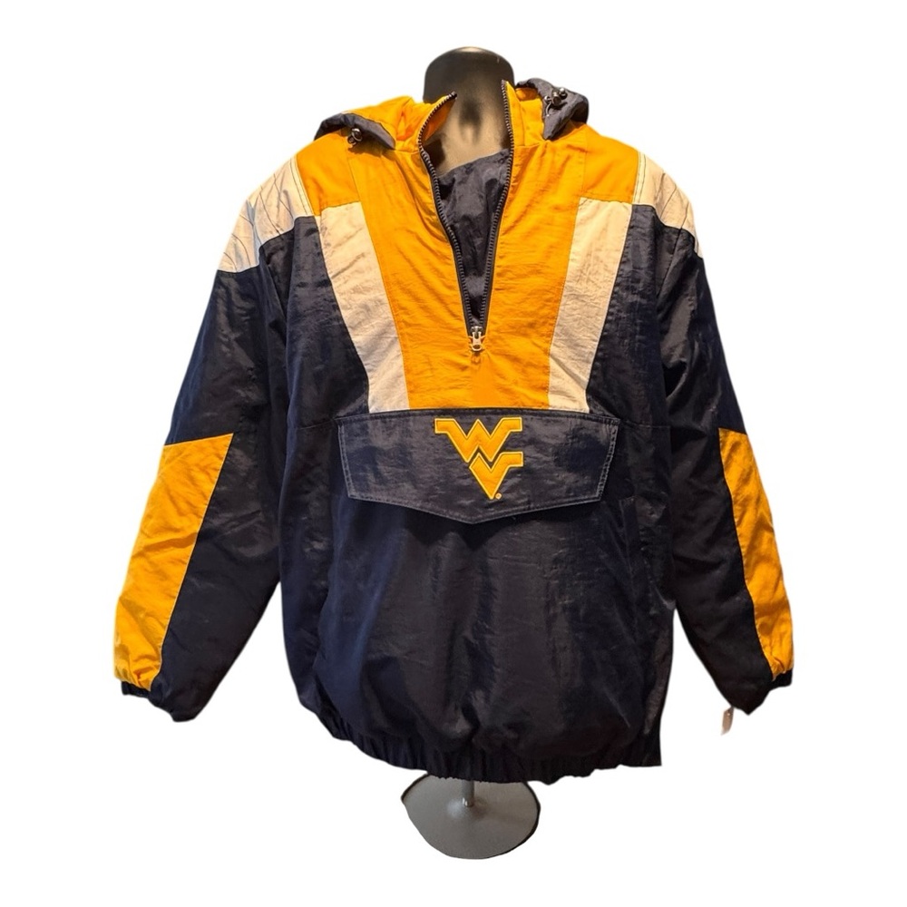 NWT - G-111 West Virginia University Navy and Gold Jacket